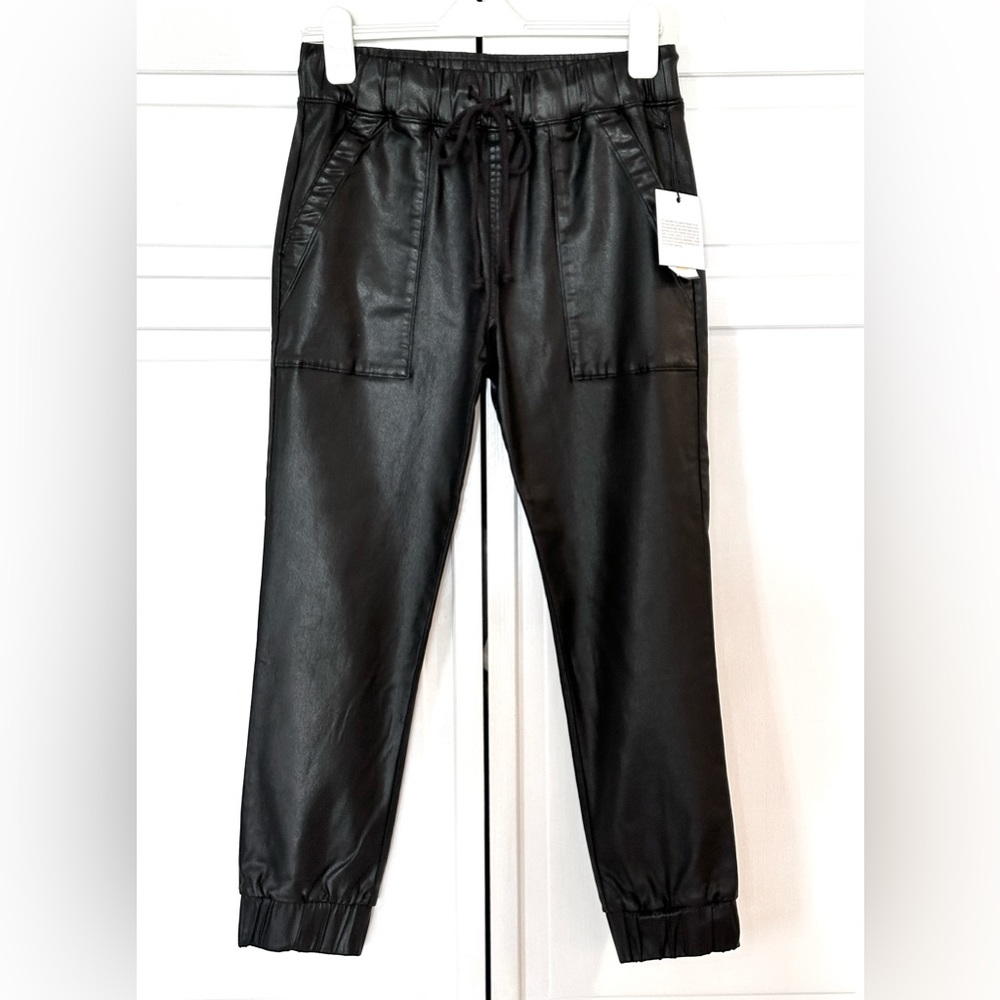Cloth & Stone Coated Denim Joggers NWT